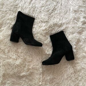 Free People Black Ankle Boots